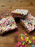Fruity Pebble rice krispie treat